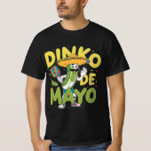 Dinko De Mayo, Grappige Cinco De Mayo Pickleball P T-shirt (Voorkant)