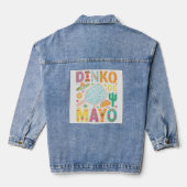 Dinko De Mayo Pickleball Cinco De Mayo Pickl Denim Jacket (Achterkant)
