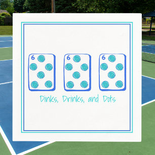 Dinks, Dranks & Stippen / Pickleball Mahjong Pung  Servet