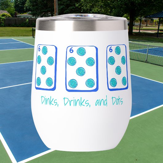 Dinks, Drinks & Dots / Pickleball Mahjong op maat