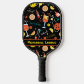 Dinks en drinken pickleball paddle (Voorkant)