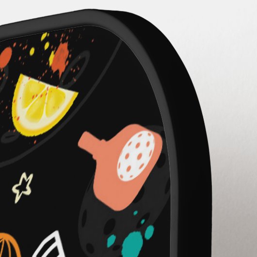 Dinks en drinken pickleball paddle (Links Detail)