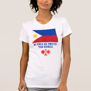 DINKS ZOETER DAN BIBINGKA Filipijnen Pickleball T-shirt