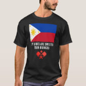 DINKS ZOETER DAN BIBINGKA Filipijnen Pickleball T-shirt (Voorkant)