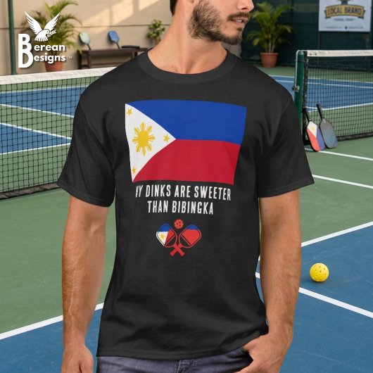 DINKS ZOETER DAN BIBINGKA Filipijnen Pickleball T-shirt