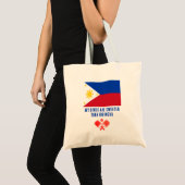 DINKS ZOETER DAN BIBINGKA Filipijnen Pickleball Tote Bag (Voorkant (product))