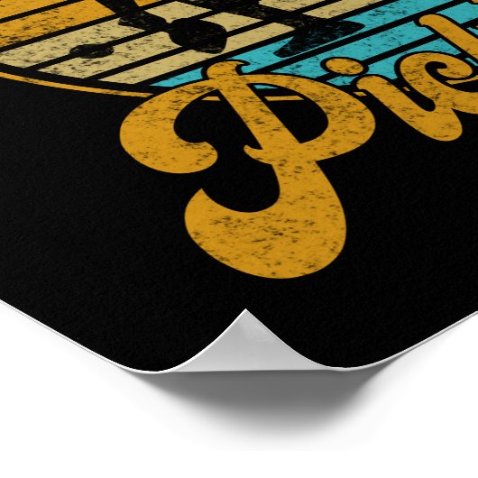 Dinkt goed met andere Pickleball Retro Poster (Hoek)