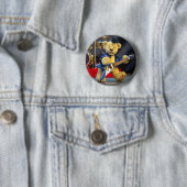 Dinky Bears: Rockstar Ronde Button 5,7 Cm (In situ)
