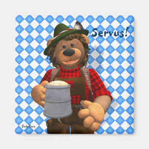 Dinky Beer Beierse Oktoberfest draagt Magneet