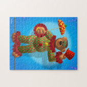 Dinky Beren balancing Clown Legpuzzel (Horizontaal)