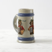 Dinky Beren Bavarian Oktoberfest Beer Bierpul (Voorkant links)