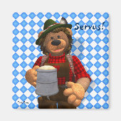 Dinky Beren Bavarian Oktoberfest Beer Magneet (Voorkant)