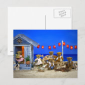 Dinky Beren: Beach Party Briefkaart (Voorkant / Achterkant)