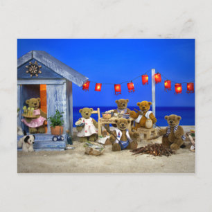 Dinky Beren: Beach Party Briefkaart