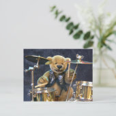 Dinky Beren Drummer Briefkaart (Staand voorkant)