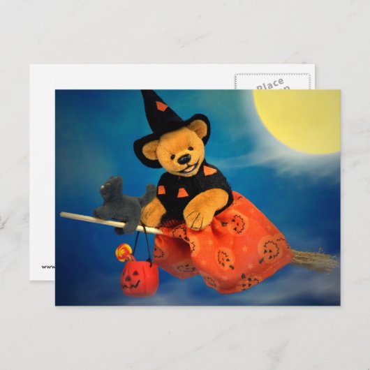 Dinky Beren Flying Witch Briefkaart (Voorkant / Achterkant)