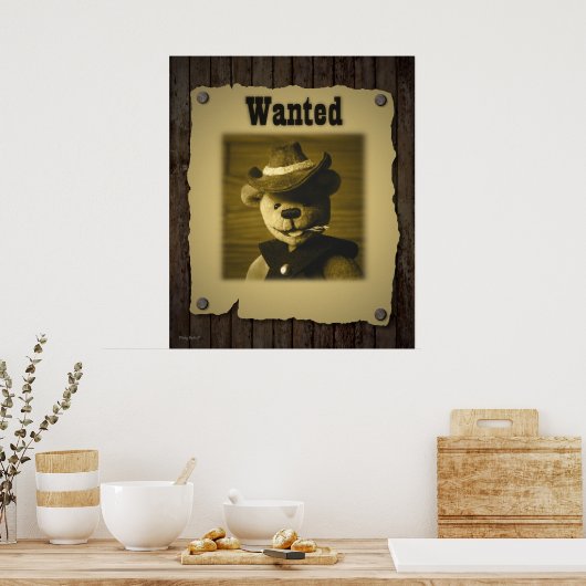 Dinky Beren: Gezocht Poster (Keuken)