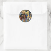 Dinky Beren gitaar duet Ronde Sticker (Tas)