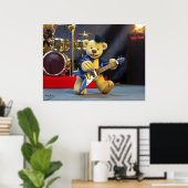 Dinky Beren Guitarist Poster (Thuiskantoor)