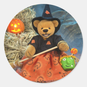 Dinky Beren kleine heks Ronde Sticker