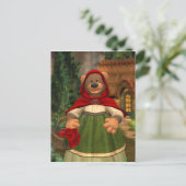 Dinky Beren: Kleine rode Pet Briefkaart (Staand voorkant)