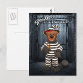 Dinky Beren Kleine Trick or treat Gevangene Briefkaart (Voorkant / Achterkant)
