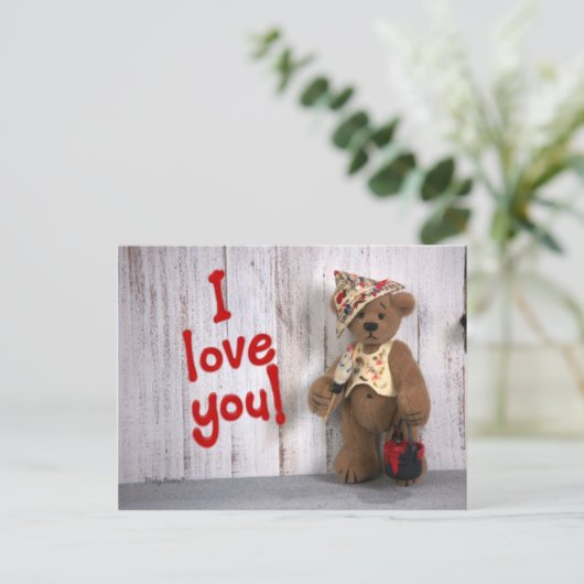 Dinky Beren: Liefde Briefkaart (Staand voorkant)