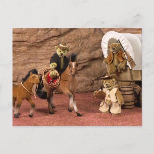 Dinky Beren Little Cowboys Briefkaart (Voorkant)