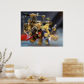 Dinky Beren op de rondleiding Poster (Keuken)