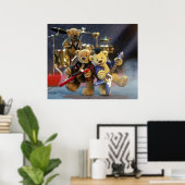 Dinky Beren op de rondleiding Poster (Thuiskantoor)