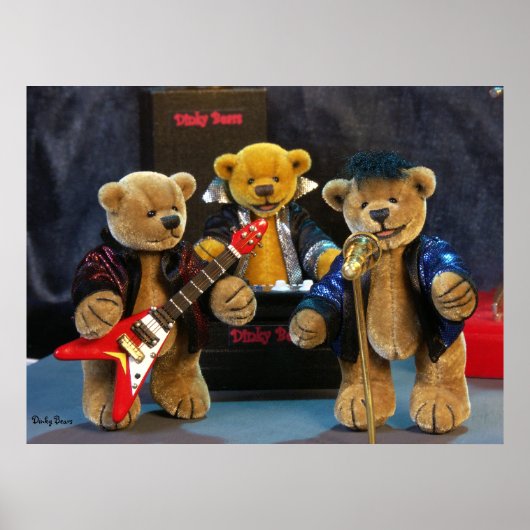 Dinky Beren op Stage Poster (Voorkant)