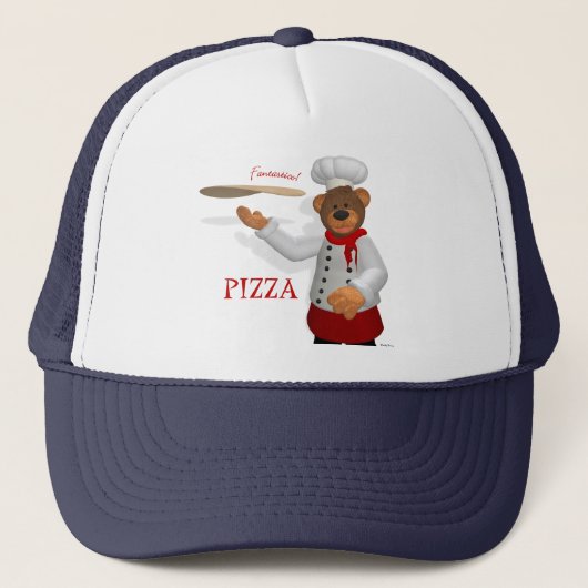 Dinky Beren Pizza Baker Trucker Pet (Voorkant)