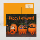 Dinky Beren Pumpkin-Train Briefkaart (Voorkant / Achterkant)