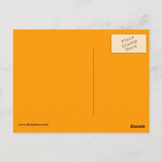 Dinky Beren Pumpkintrain Briefkaart (Achterkant)