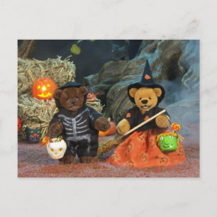 Dinky Beren Skeleton & Witch Briefkaart