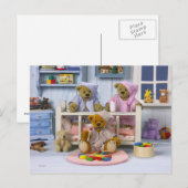 Dinky Beren: Slumber Partij Briefkaart (Voorkant / Achterkant)