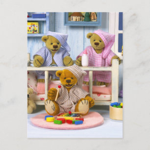 Dinky Beren Slumber Party Briefkaart