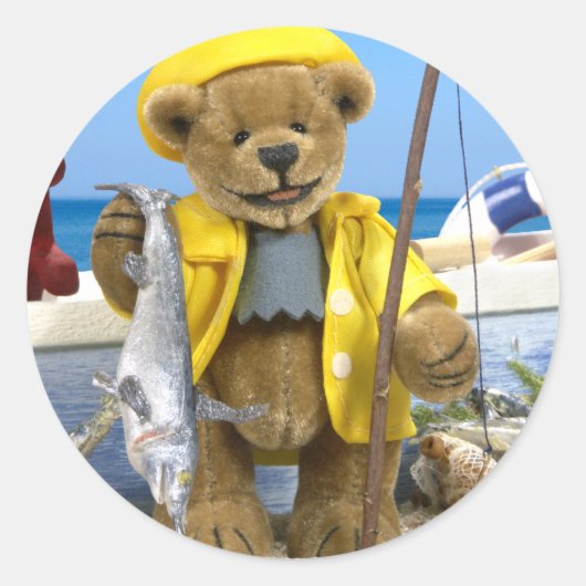 Dinky Beren: Visser Ronde Sticker (Voorkant)