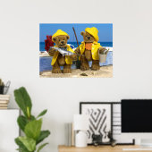 Dinky Beren: Visserij Poster (Thuiskantoor)