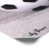 Dinky Beren Voetbalspeler Poster (Hoek)