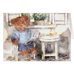 Dinky Beren Waterverf - Beer lezen