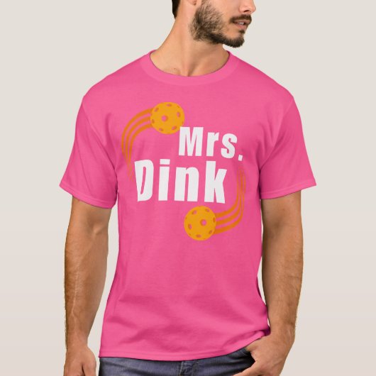 Dinky Dink Pickleball Mevr Dink Master Couples Pic T-shirt (Voorkant)