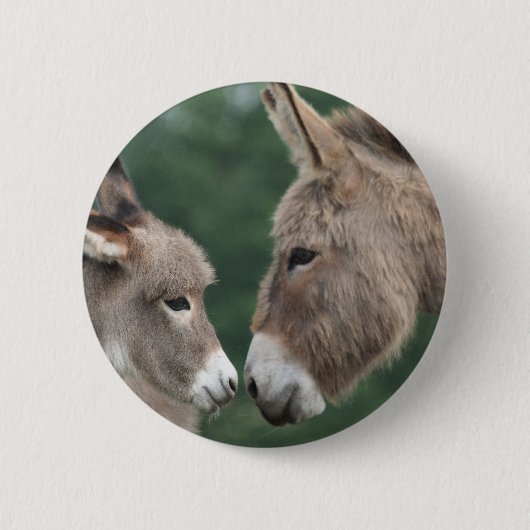 Dinky donkey ronde button 5,7 cm (Voorkant)