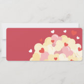 Dinner & A Movie Love Ticket Valentine’s Day Feestdagenkaart (Achterkant)