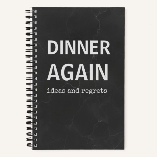 Dinner Again Receptenboek | Keuken Notitieboek (Voorkant)