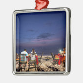 Dinner at Jimbaran Beach, Bali Metalen Ornament (Links)