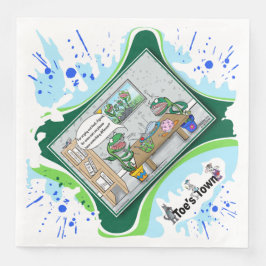 Dinner At The Flytraps | Birthday Dinner Napkin Servet