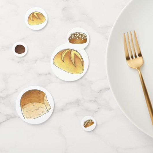 Dinner Bread Rolls Bun in het Oven-Baby shower Confetti (Groep)