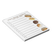 Dinner Bread Rolls Buns Bakery Baker Chef Foodie Notitieblok (Schuin)