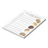 Dinner Bread Rolls Buns Bakery Baker Chef Foodie Notitieblok (Linkerzijde)